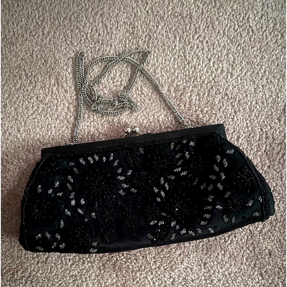 Black Menbur Evening Clutch